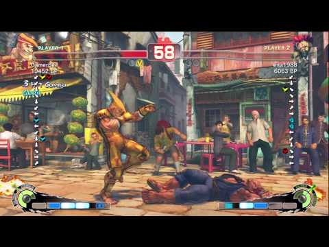 GamerBee [Adon] vs Eita [Akuma] SSF4 Japanese Online Ranked Matches - TRUE-HD