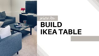 Living Room Decor|Watch Me Build IKEA HEMNES Coffee Table|beingbougie