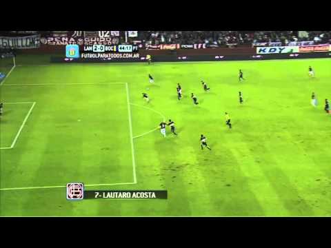 Gol Acosta. Lanús 2 - Boca 0. Primera División 2014. Fecha 18. FPT