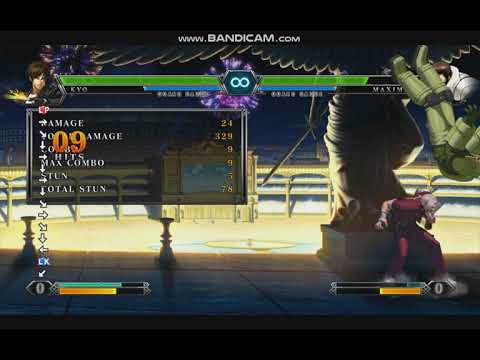 The King of Fighters XIII Kyo Kusanagi Best Punish Combo with 50% Drive Guage