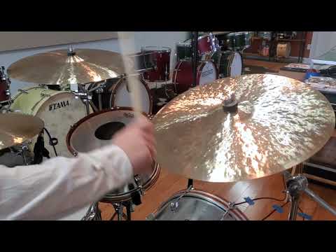 (SOLD) Cymbals - Byrne Cymbals 20" Vintage Series Ride Medium-Light