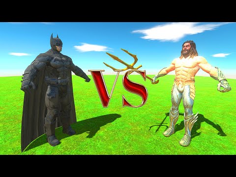 MARVEL VS DC COMICS #1 | AQUAMAN VS BATMAN - Animal Revolt Battle Simulator