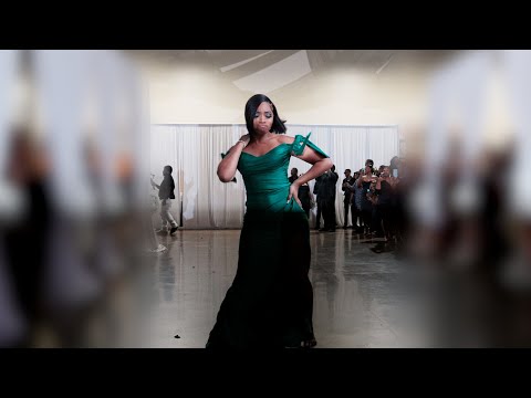 Wipe Me Down Bridesmaid with the Entire Wedding Party.