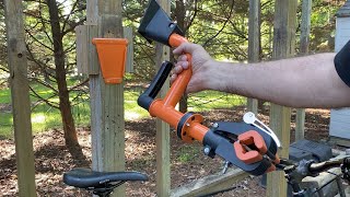 $40 Amazon Wall Mount Bike Repair Stand with Rotating Head; Unboxing, Assembly and Review