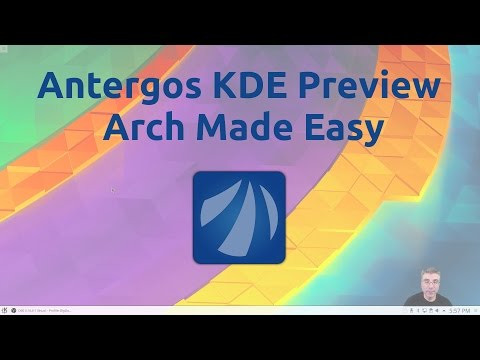 Antergos KDE Preview - Arch Made Easy