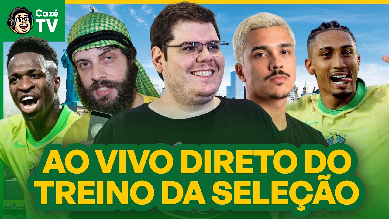 CAZÉ, CHICO, DEFANTE E IGOR ACOMPANHAM A SELEÇÃO BRASILEIRA NOS EUA | AQUI É BRASIL