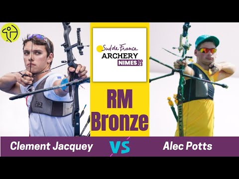 Clement Jacquey V Alec Potts | RM Bronze | Nimes 2023 World Archery Indoor Series Stage 3