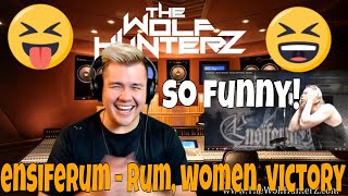 Ensiferum - Rum, Women, Victory (OFFICIAL VIDEO) THE WOLF HUNTERZ Jon Reaction
