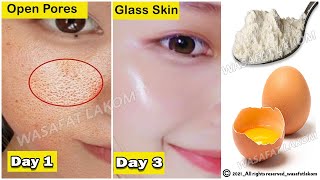 From the first use, open pores will disappear from your skin forever/ How to shrinking large pores