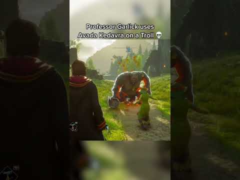Professor Garlick uses Avada Kedavra #hogwartslegacy