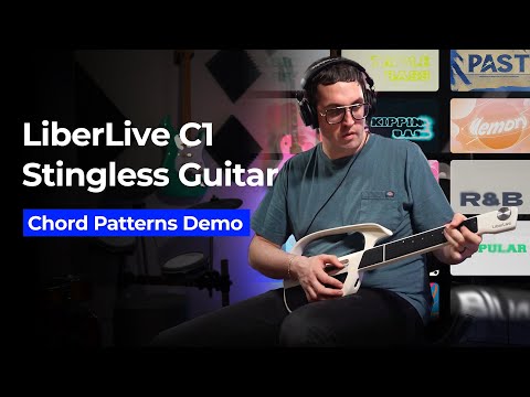 LiberLive C1 Stringless Guitar Chord Patterns Demo