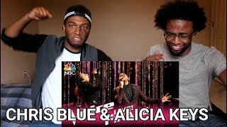 The Voice 2017 Chris Blue and Alicia Keys - Finale: "Diamonds and Pearls" (REACTION)