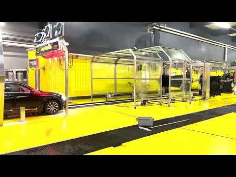 DICO Express Indoor Conveyor Carwash  - Outdoor-View | "Oberscheider Carwash" Wien Auhof