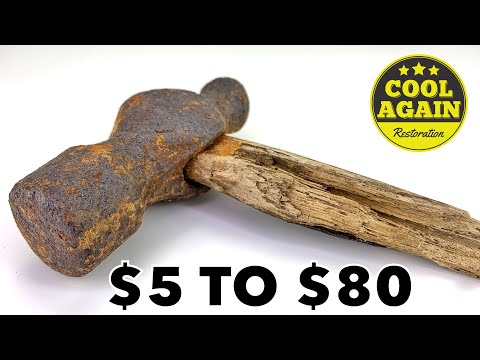 Hammer Restoration - $5 Hammer Reborn Into Something Amazing !!