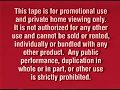 Blood Red FBI Promotional Warning Screens 2000 2006