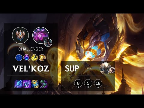 Vel'Koz Support vs Pantheon - EUW Challenger Patch 11.8