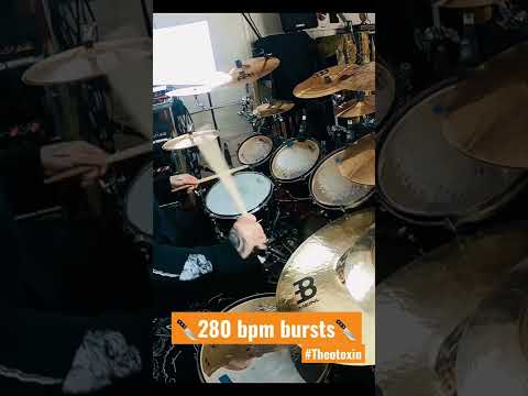 280 bpm blast beat bursts!