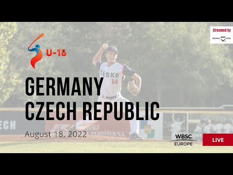 30 U-18 Baseball European Championship - Germany VS Czech Republic