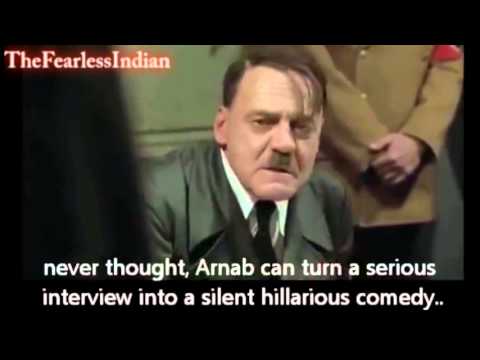 Hitler's Reaction to Frankly Speaking with Rahul Gandhi by Arnab Goswami !