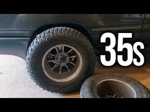 How I'm fitting 35 inch tires on my Land Cruiser 100 Series