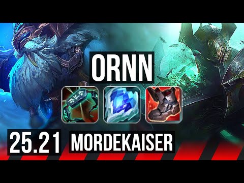 ORNN vs MORDEKAISER (TOP) | 6/1/9 | EUW Master | 25.21