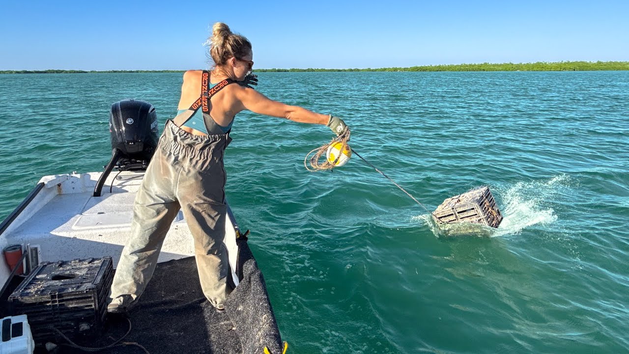 Crab Trap Pull & Set - Stone Crab Cake Sandwiches