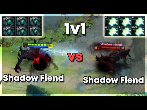 6x Skadi Shadow Fiend vs 6x Mjollnir Shadow Fiend | Dota 2 1v1 Level 30 | Who Will Beat?