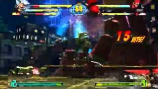Marvel vs Capcom 3 new gameplay!!!