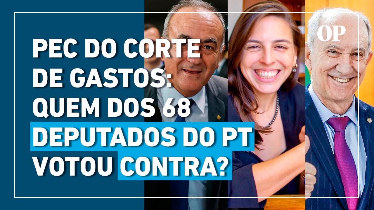 Saiba quem são os três deputados do PT que votaram contra a PEC do corte de gastos