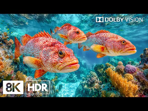 Beauty Underwater Paradise in 8K HDR | Dolby Vision™