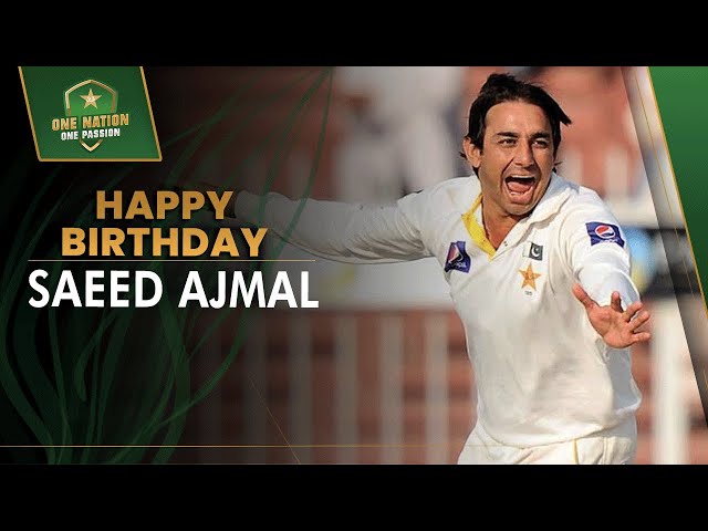 Highlights of Saeed Ajmal’s Spin Bowling Prowess ✨