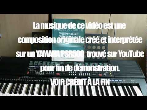 Keyboard Clavier YAMAHA PSR 500
