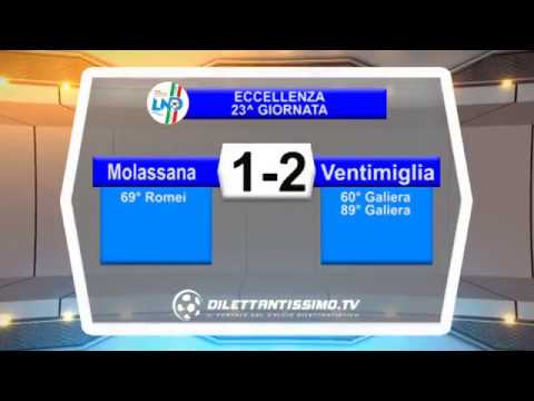 Molassana - Ventimiglia 1-2. ECCELLENZA. Campionato 2017/2018 22^ giornata