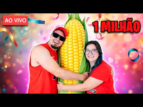 Live de 1 Milhão de inscritos 🎉🎉🎉