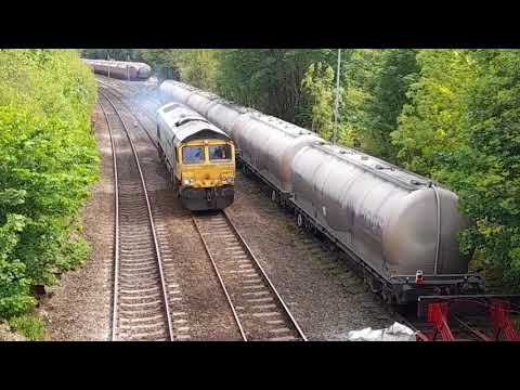Freightliner 66619 Departs Earles Sidings With Clag and Legend Driver Tones 😀