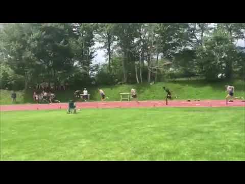 Athletics NS Provincials 2017 - 200m Men's Final (21.35s - Mike van der Poel)