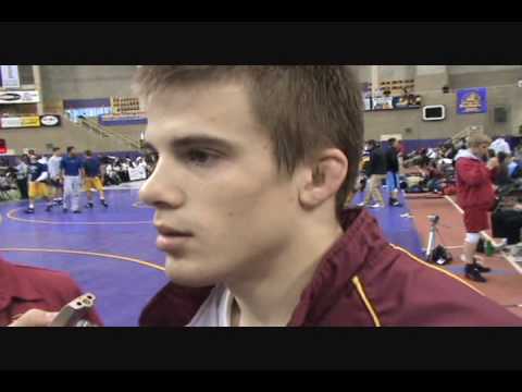 Iowa State's Dalton Jensen talks about his pin over Maryland All-American Alex Krom