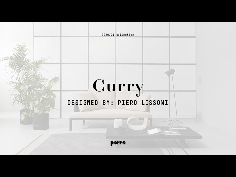 Porro - Novità 2020/21: divano Curry di Piero Lissoni