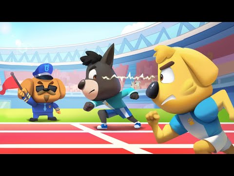 Día de Deportes Divertidos 🏅 Dibujos Animados 🔍Sheriff Labrador en Español