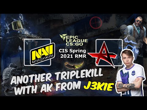 Another triplekill with AK from J3kie, Natus Vincere vs Akuma, EPIC League CIS 2021