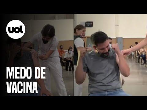 Mexicano faz escândalo por medo de vacina e vídeo roda o mundo