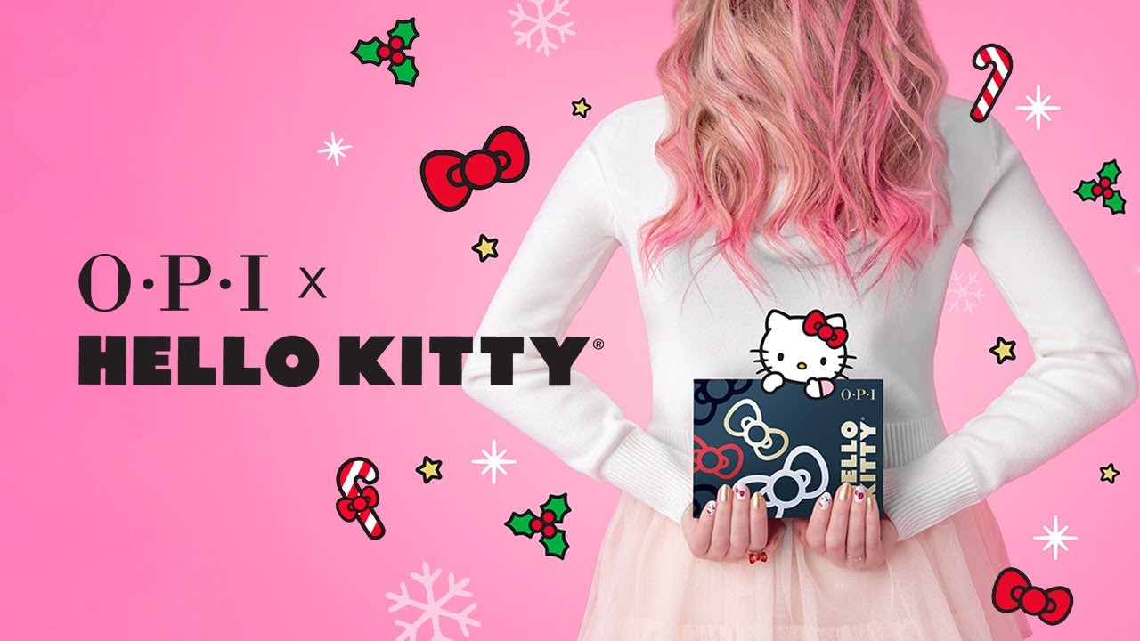 OPI HELLO KITTY GEL ALL ABOUT THE BOWS  - Original Formulation