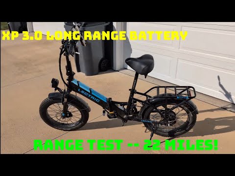 Lectric XP 3.0 Range test -- step through with long range battery