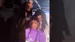Chloe x Halle with Luca grownish