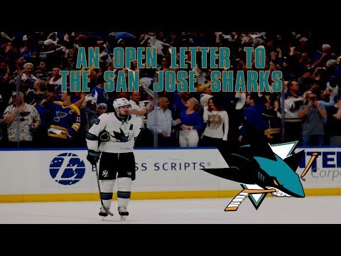 An Open Letter to the San Jose Sharks