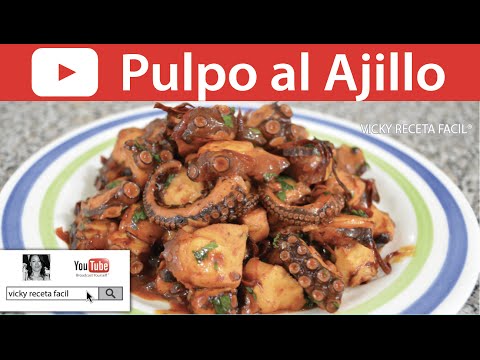 PULPO AL AJILLO | Vicky Receta Fácil