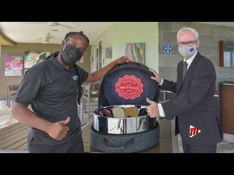 Feel Good Moment - EU Ambassador Purchases MITTCO's First Commercially-Produced Steelpan