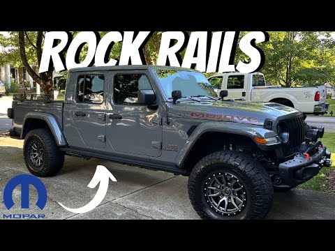 Jeep Gladiator JT Rock Rails by Mopar!