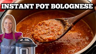 Instant Pot Bolognese Sauce - Rich, Decadent, and EASY to Make!