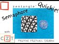 Semaphore | Zentangle® Quickie